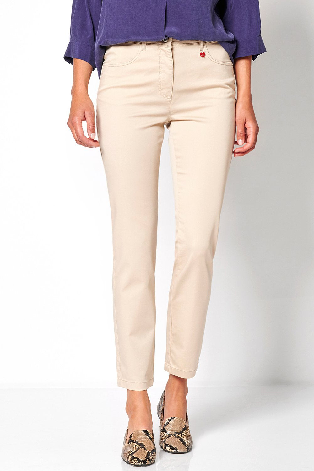 Enkelbroeken beige TONI