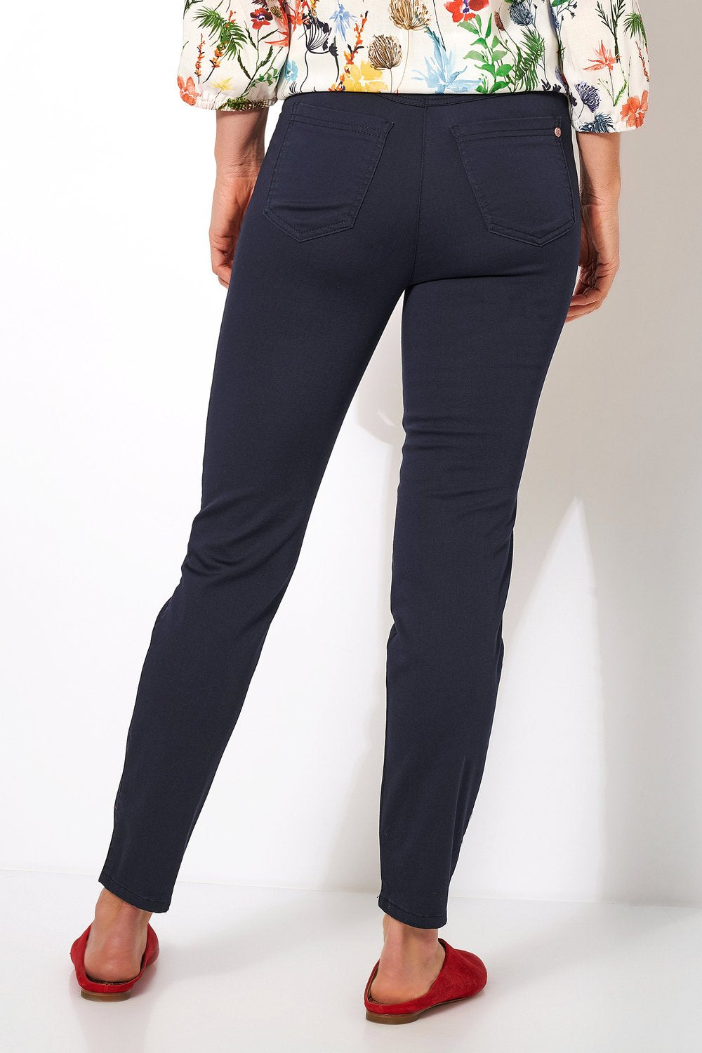Enkelbroeken blauw TONI