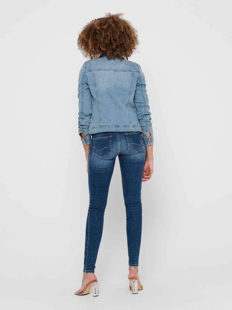 Jeansjassen blauw ONLY