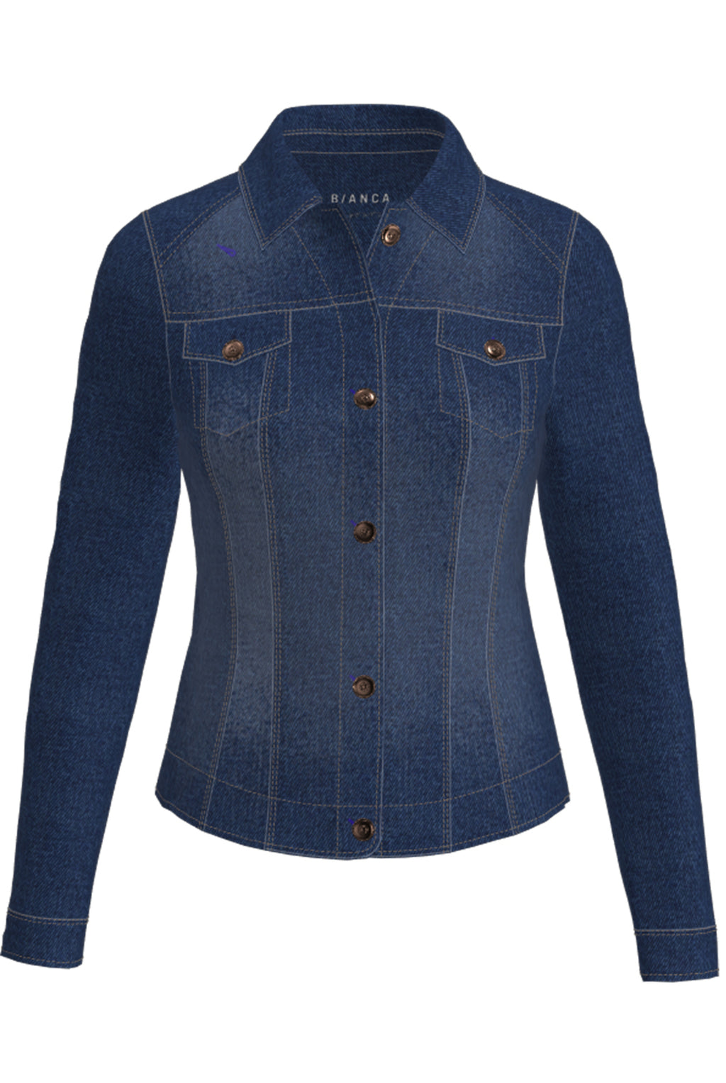 Jeansjassen blauw Bianca