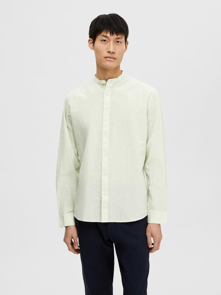 Hemden lange mouw blauw Selected HOMME