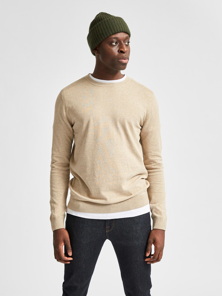 Pulls beige Selected HOMME
