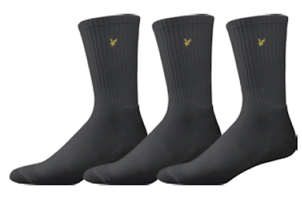 Kousen zwart Lyle & Scott