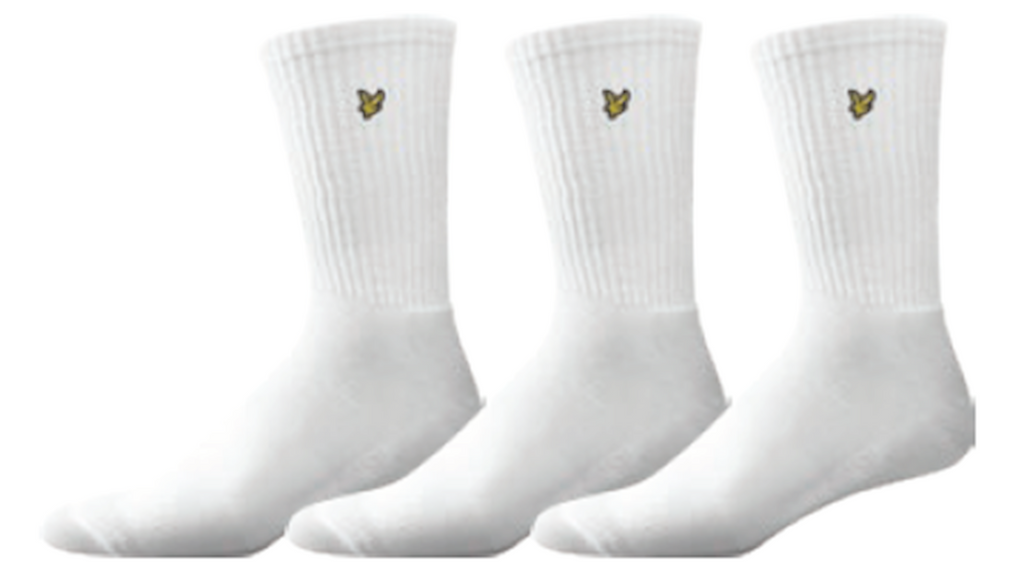 Kousen wit Lyle & Scott