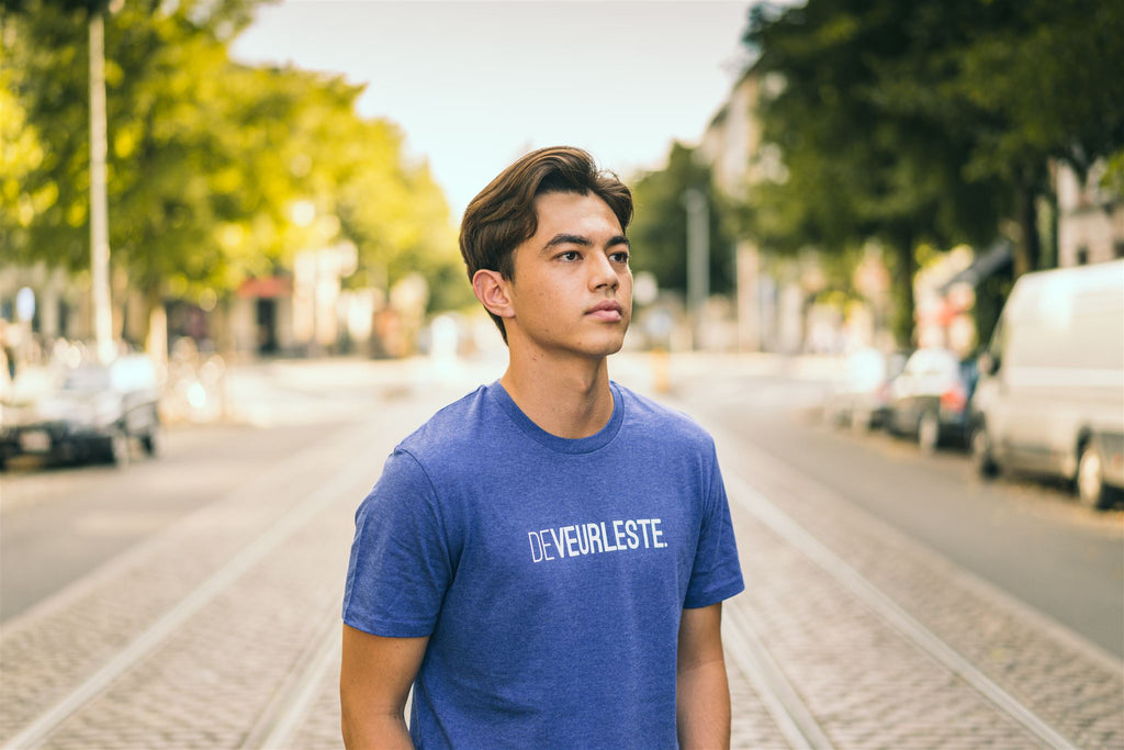 T-shirts korte mouw blauw KLEIR.