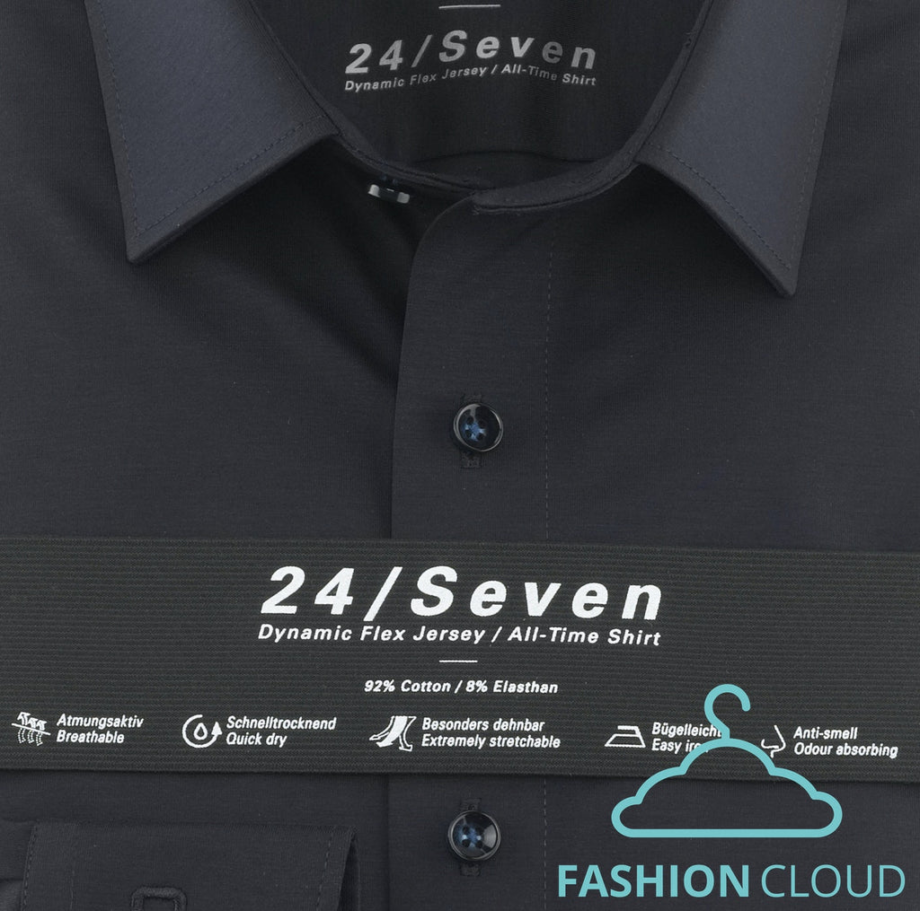 Hemden lange mouw navy OLYMP