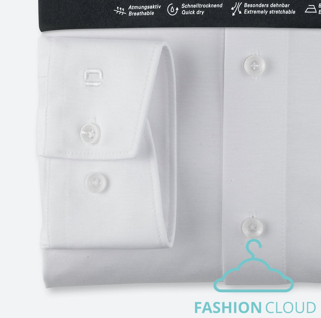 Hemden lange mouw wit OLYMP