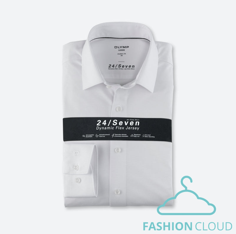 Hemden lange mouw wit OLYMP