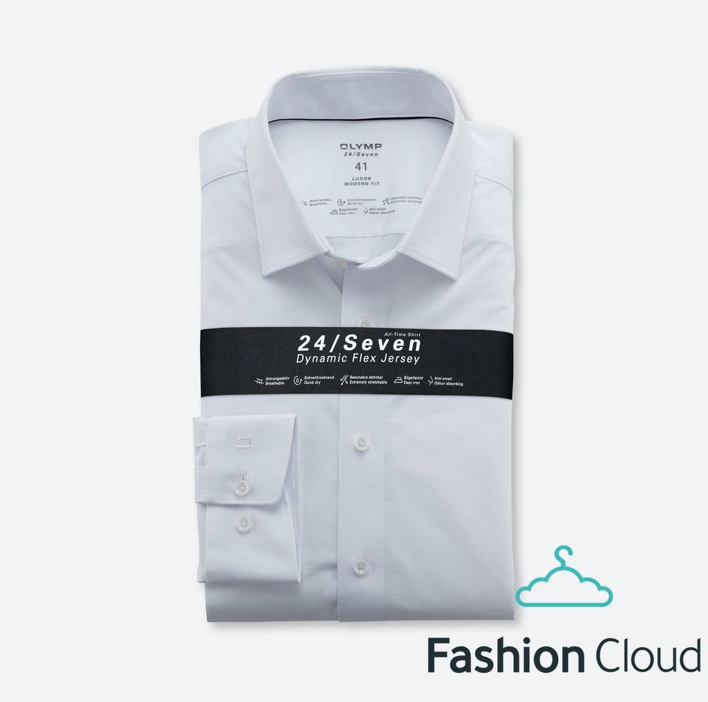 Hemden lange mouw wit OLYMP