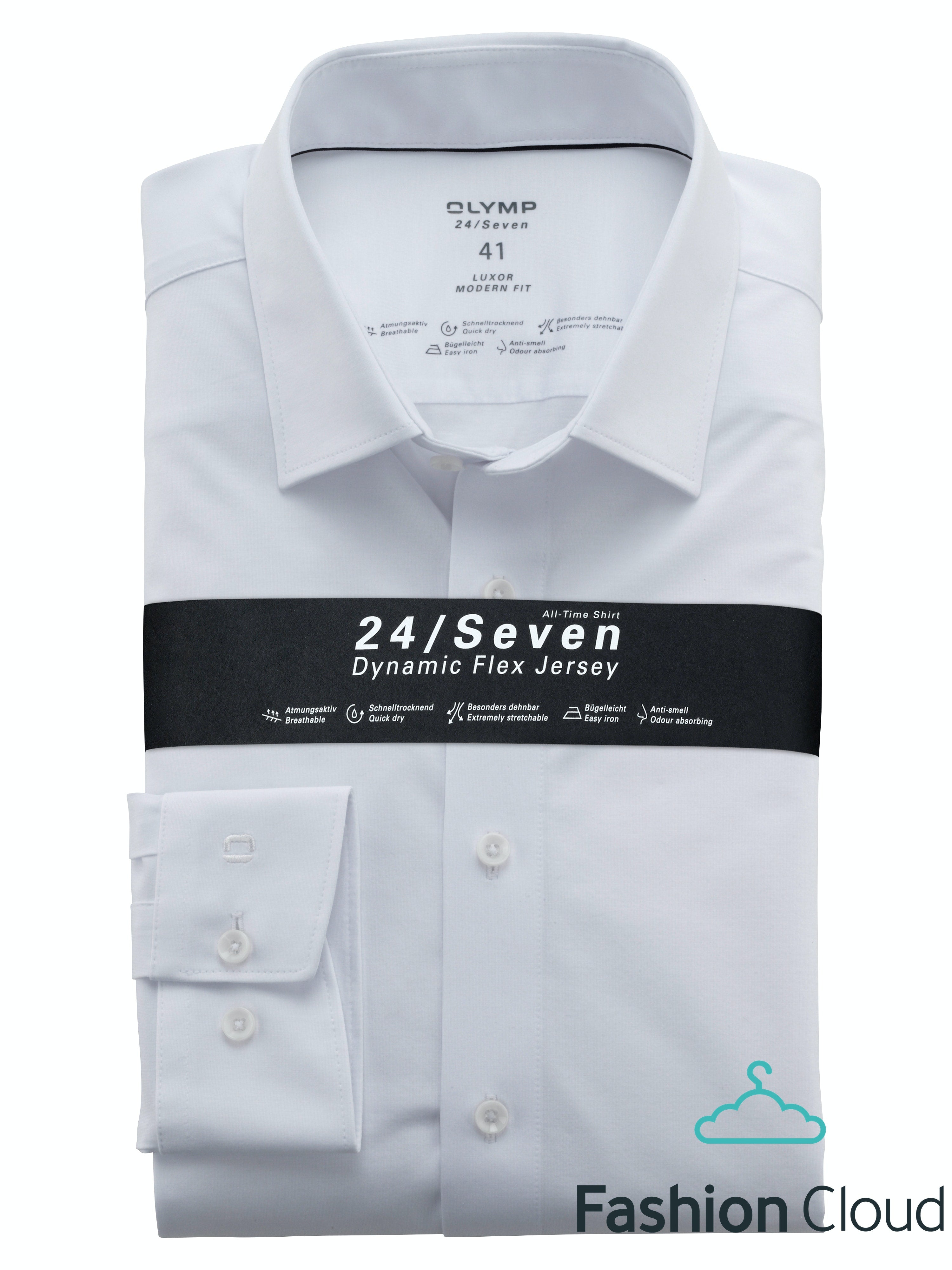 Olymp Business Hemd Lange Mouw Beige Level 6 - Extra Slim Fit 046664/20 | Bos Men Shop