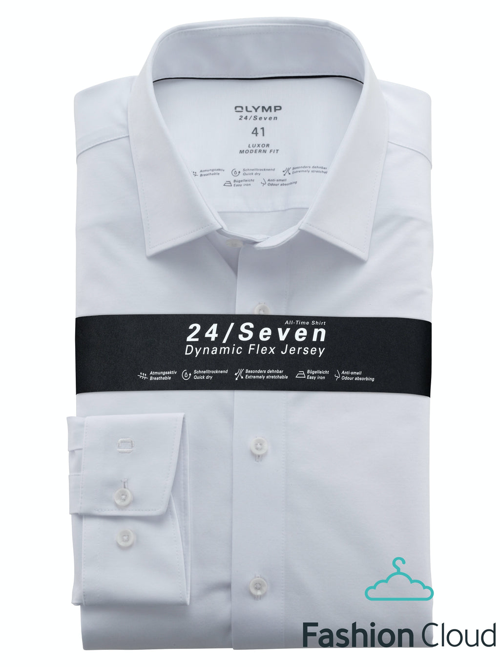 Hemden lange mouw wit OLYMP