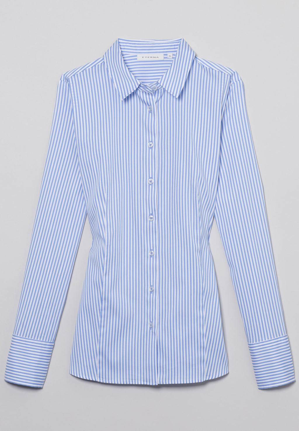 Blouses lange mouw blauw ETERNA