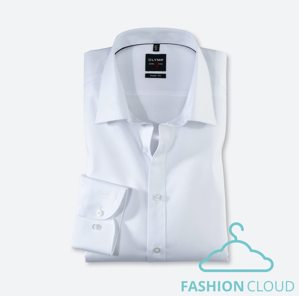 Hemden lange mouw wit OLYMP