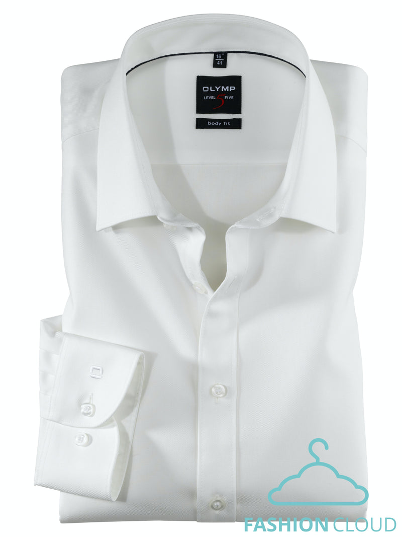 Hemden lange mouw wit OLYMP