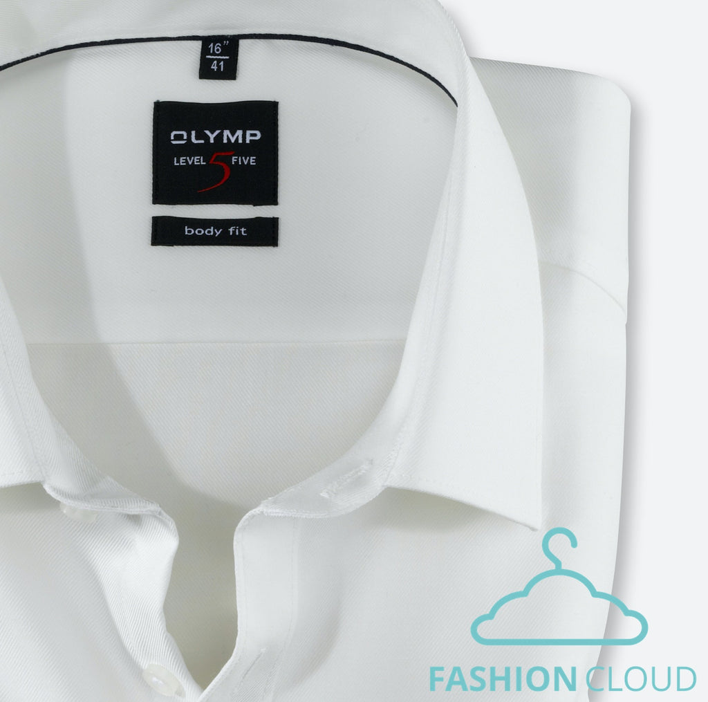 Hemden lange mouw wit OLYMP