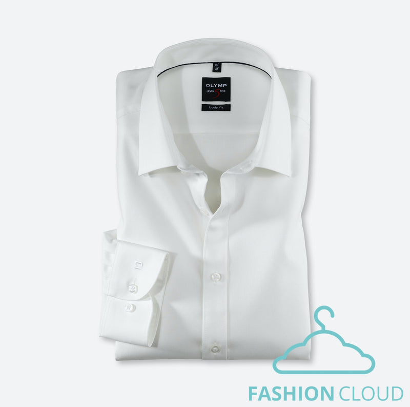 Hemden lange mouw wit OLYMP