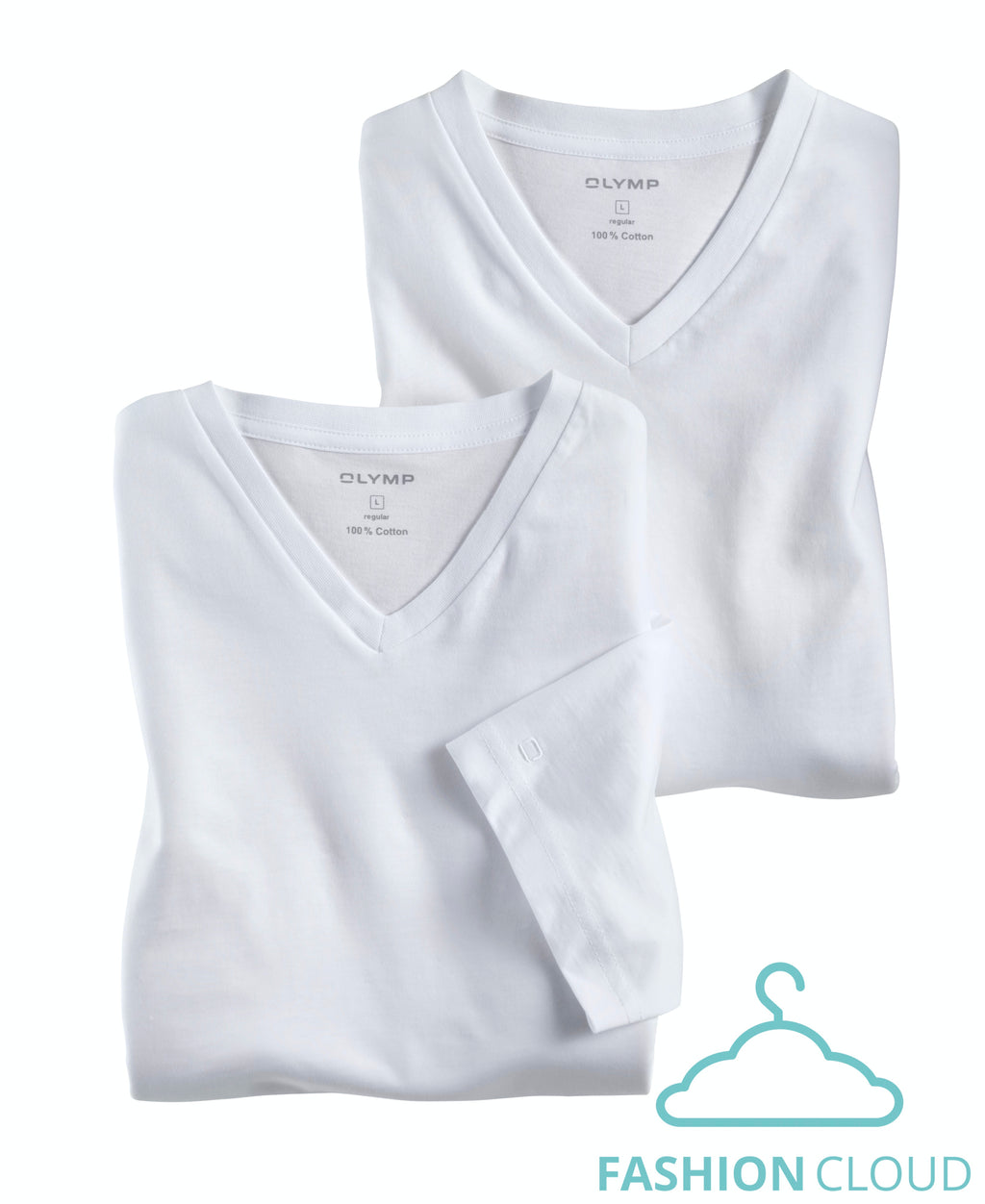 T-shirts korte mouw wit OLYMP