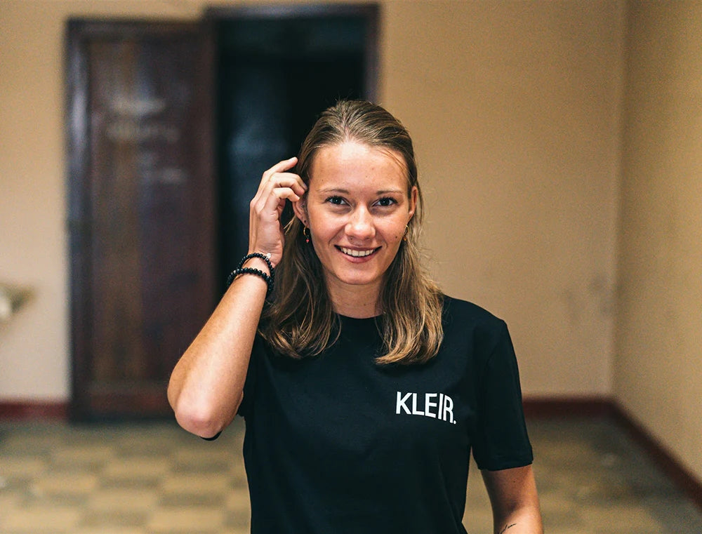 T-shirts korte mouw zwart KLEIR.