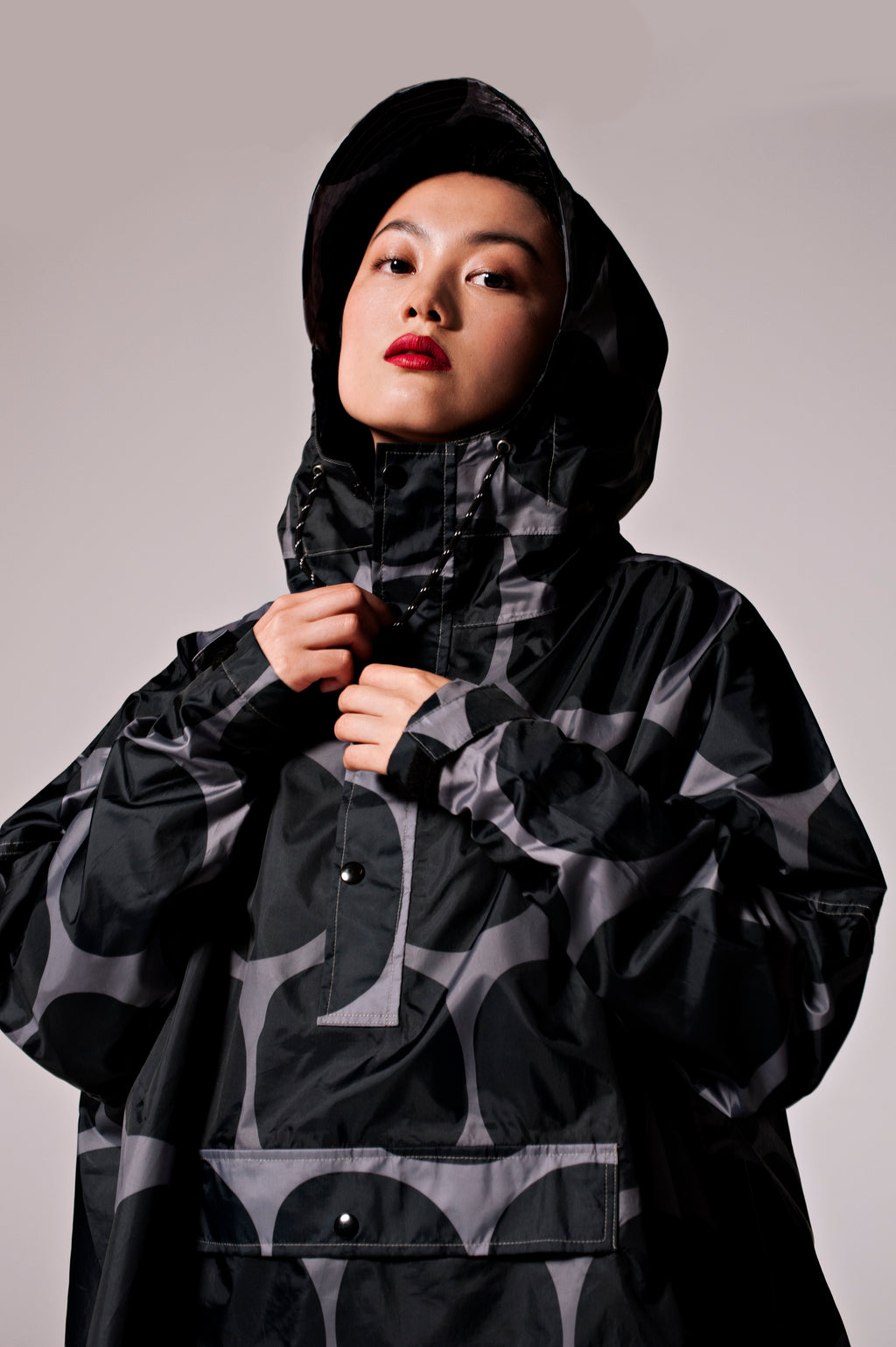 Poncho's zwart RAINKISS