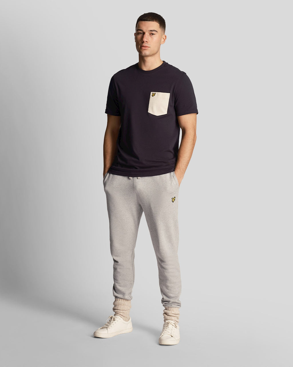 T-shirts korte mouw navy Lyle & Scott