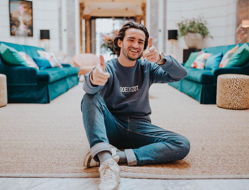 Sweaters blauw KLEIR.