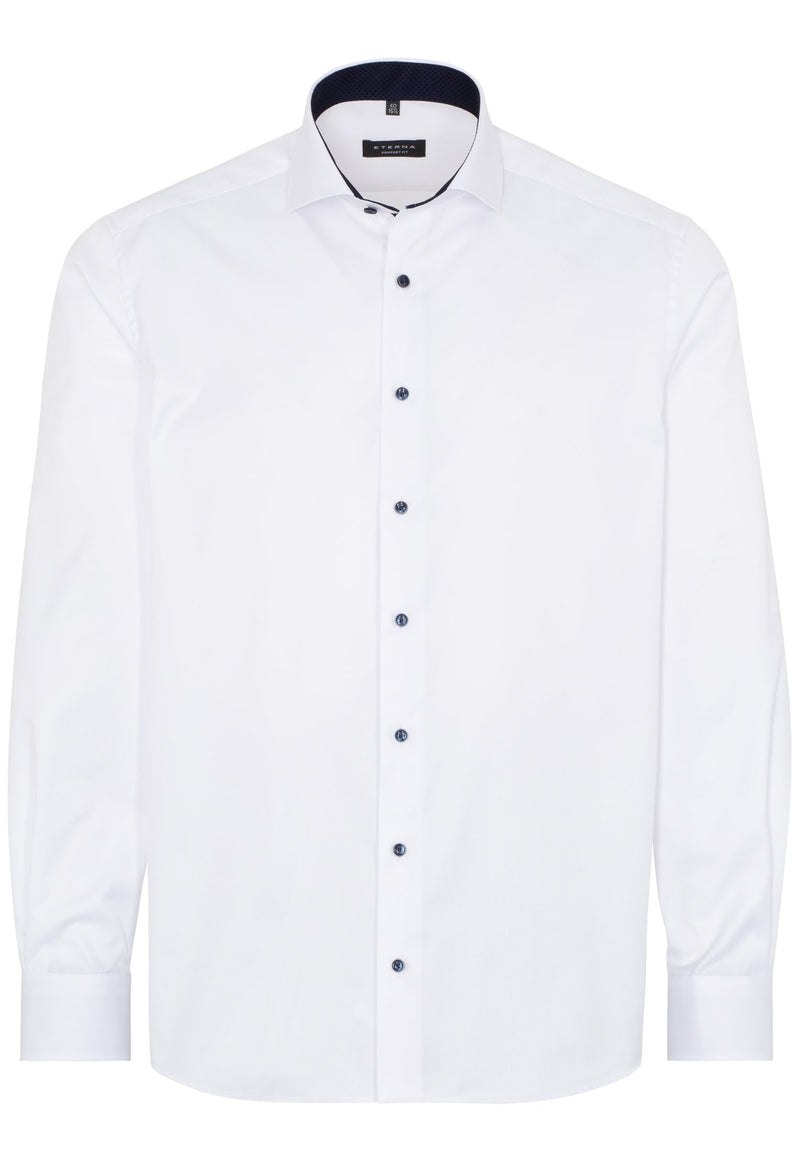 Hemden lange mouw wit ETERNA