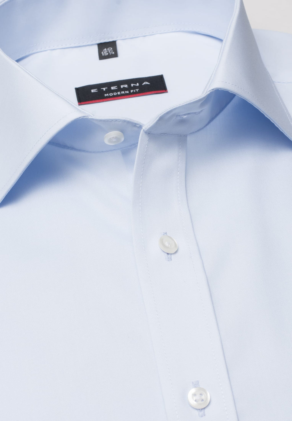 Hemden lange mouw blauw ETERNA