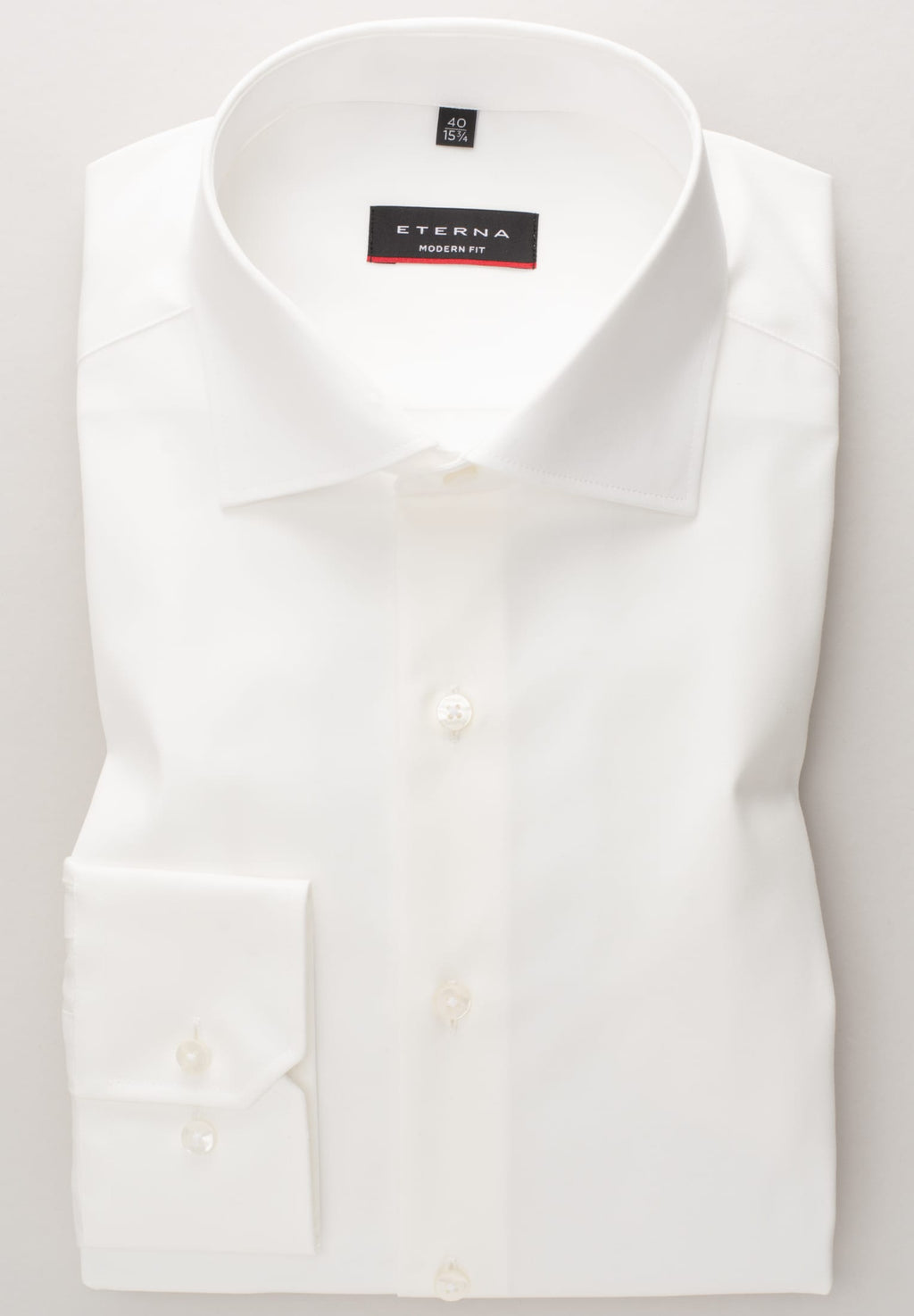 Hemden lange mouw wit ETERNA