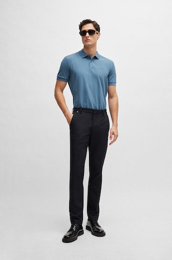 Polo's korte mouw blauw Boss Men Black