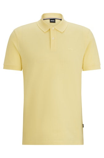 Polo's korte mouw geel Boss Men Black