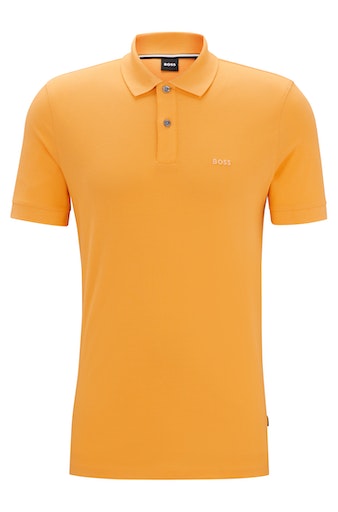 Polo's korte mouw oranje Boss Men Black