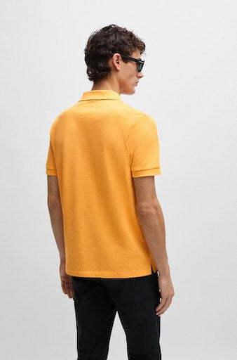 Polo's korte mouw oranje Boss Men Black