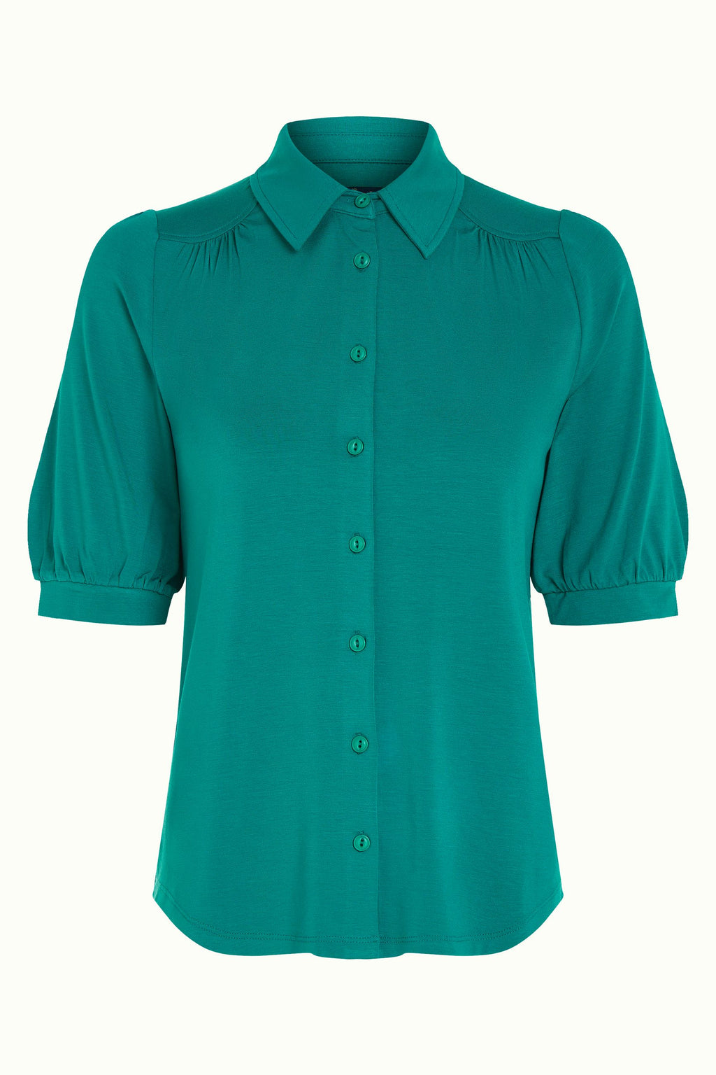 Blouses korte mouw groen King Louie