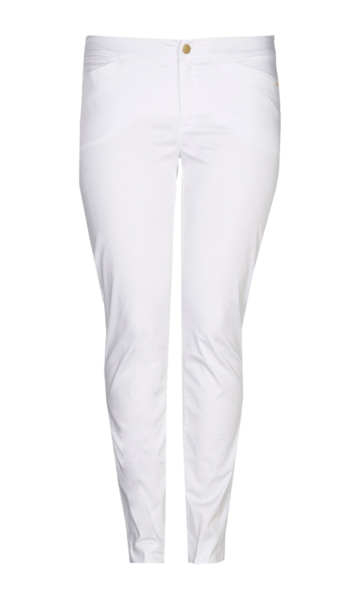 Jeans wit Xandres Gold