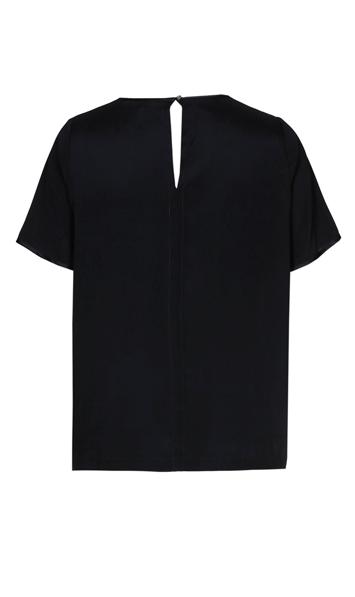 Blouses korte mouw zwart Xandres Gold