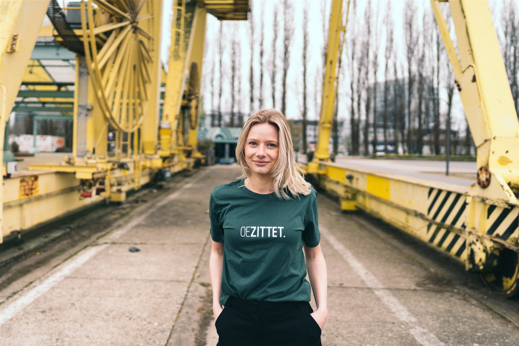 T-shirts korte mouw groen KLEIR.