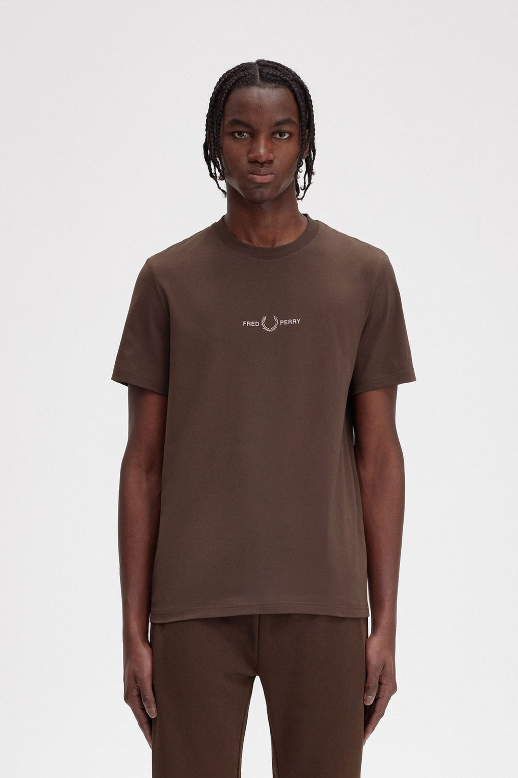 T-shirts korte mouw bruin Fred Perry