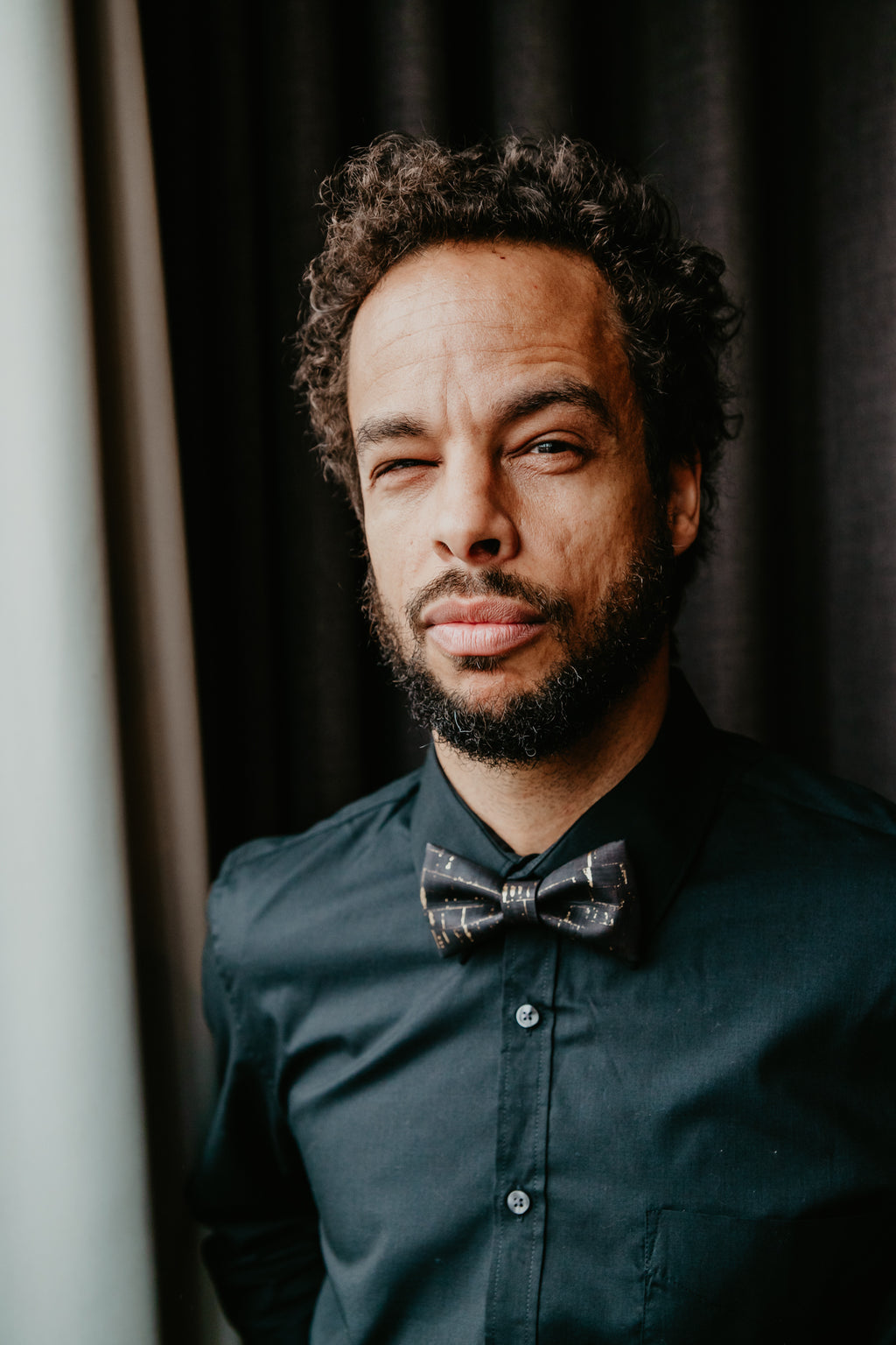 Strikken zwart Brainbows