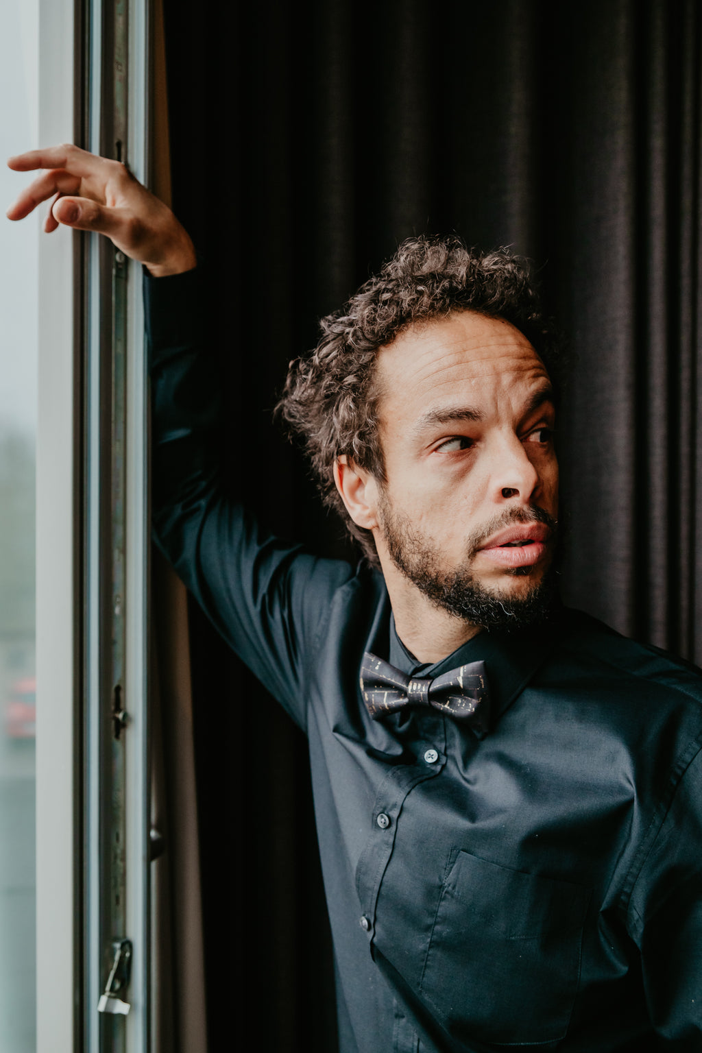 Strikken zwart Brainbows