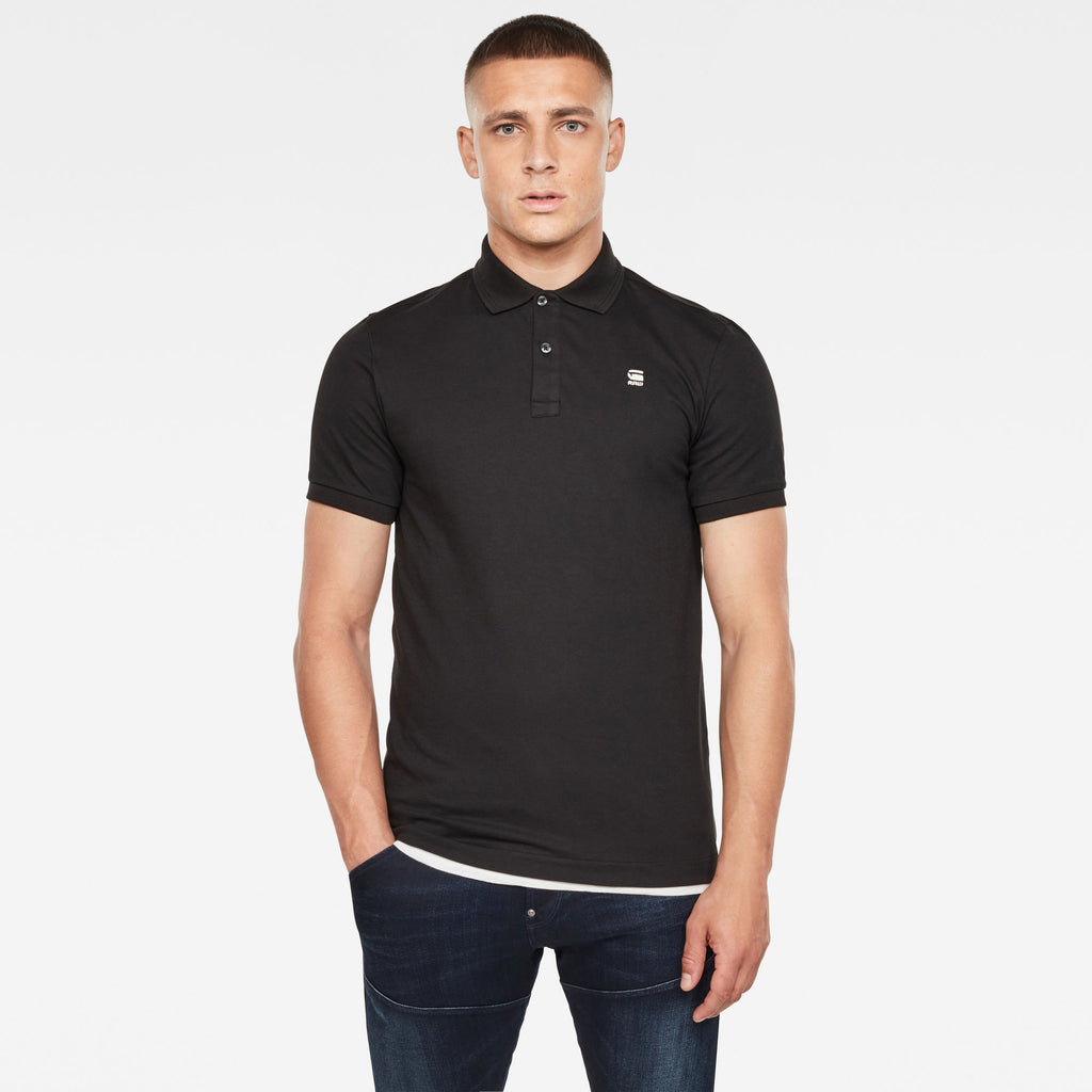 Polo's korte mouw zwart G-Star Raw