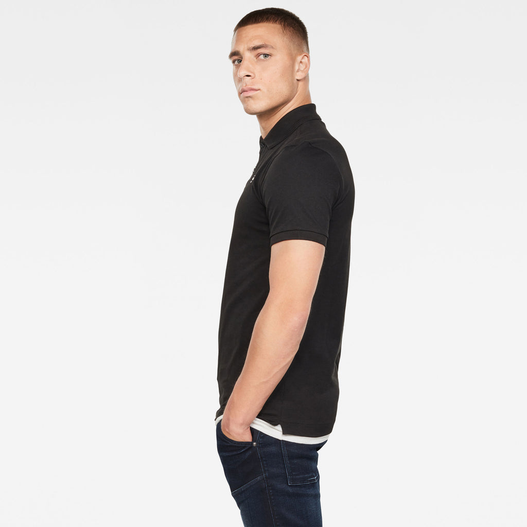 Polo's korte mouw zwart G-Star Raw