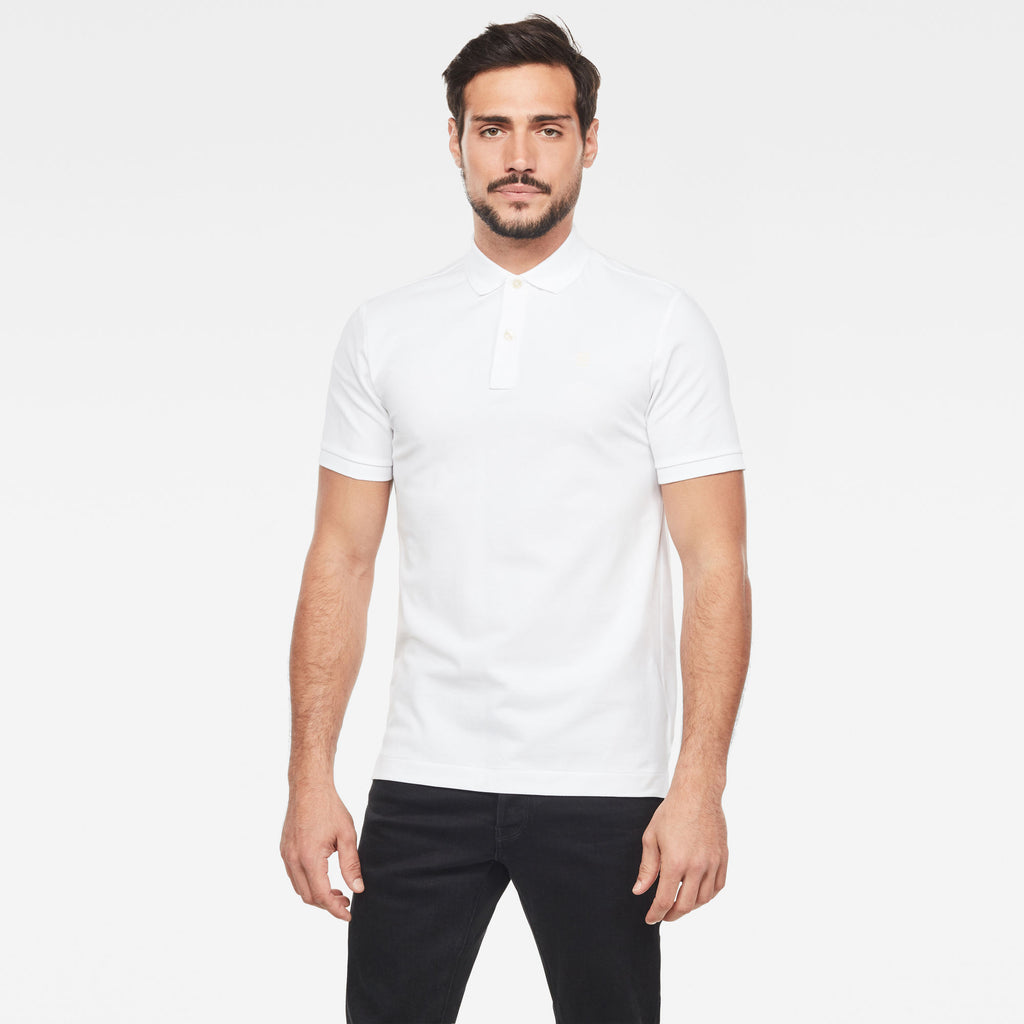 Polo's korte mouw wit G-Star Raw