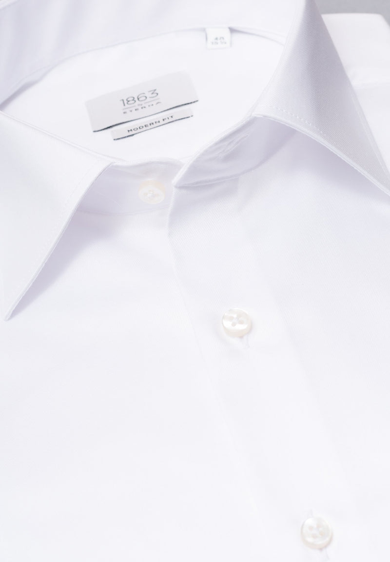 Hemden lange mouw wit ETERNA