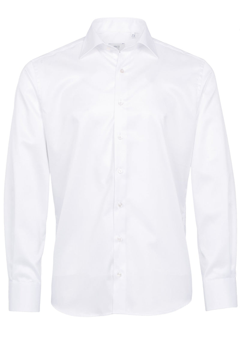 Hemden lange mouw wit ETERNA