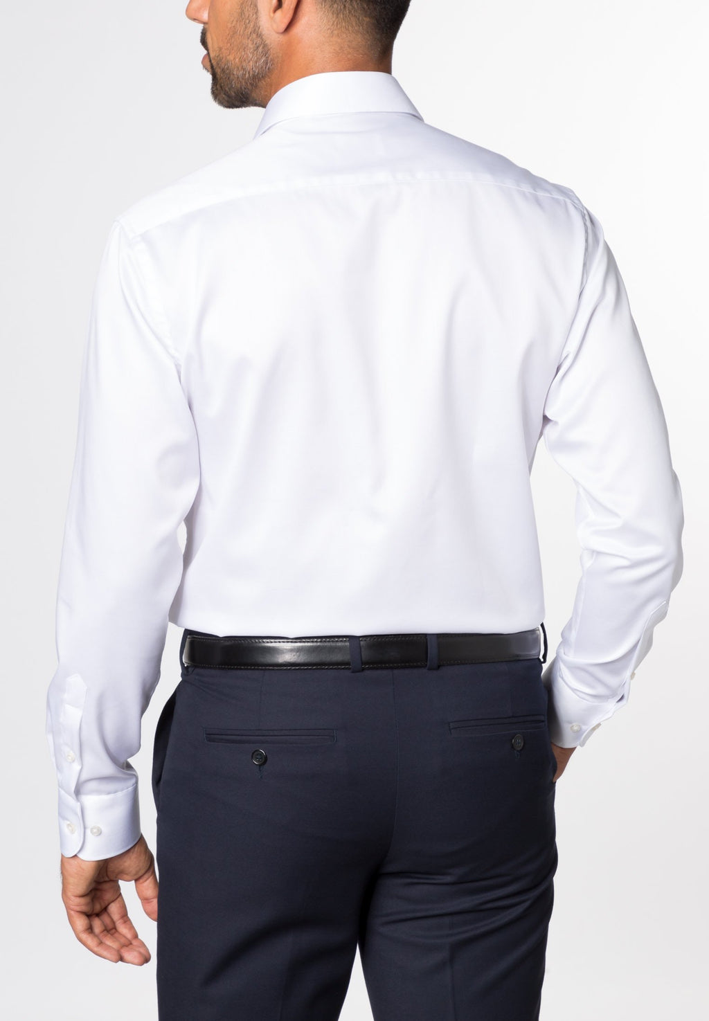 Hemden lange mouw wit ETERNA