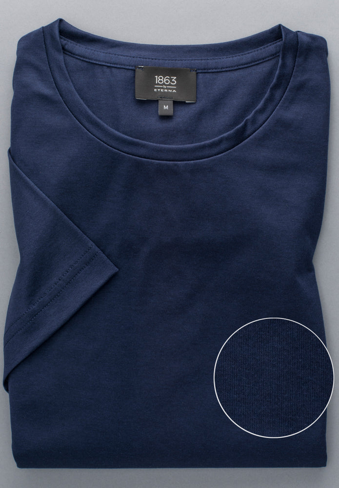 T-shirts korte mouw blauw ETERNA