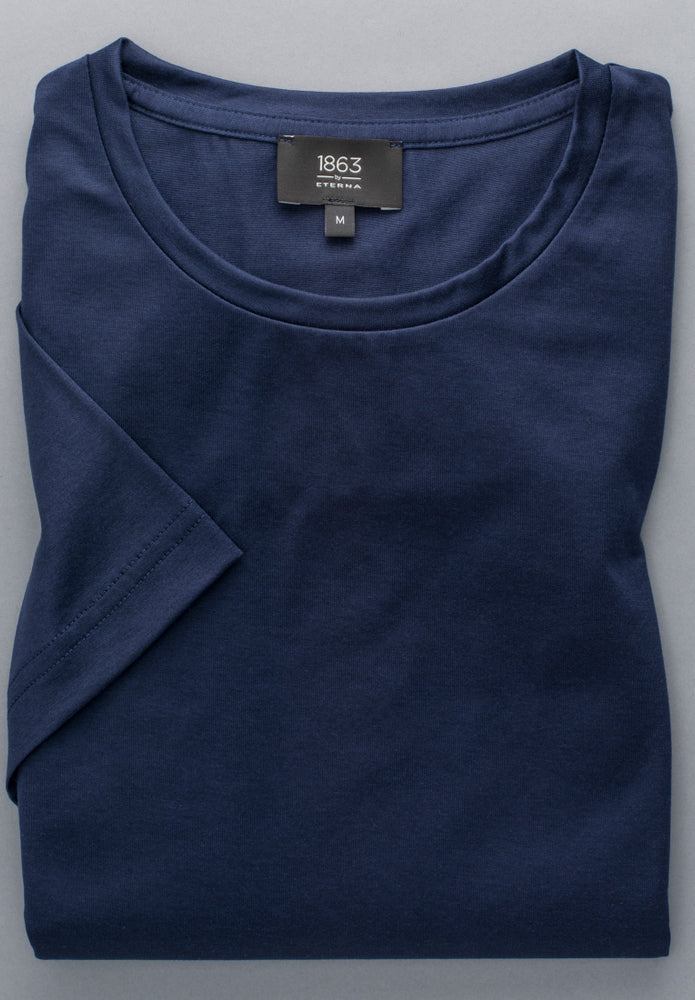 T-shirts korte mouw blauw ETERNA