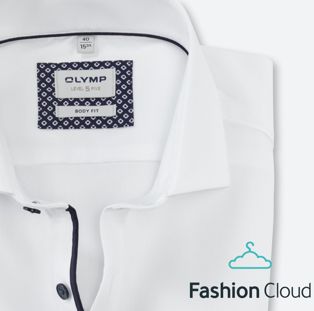 Hemden lange mouw wit OLYMP