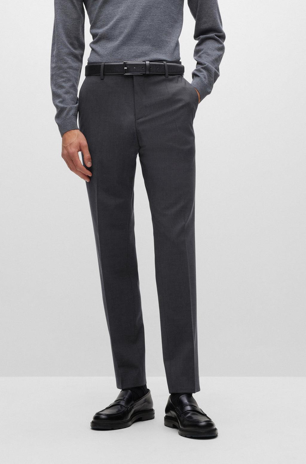 Broeken grijs Boss Men Black