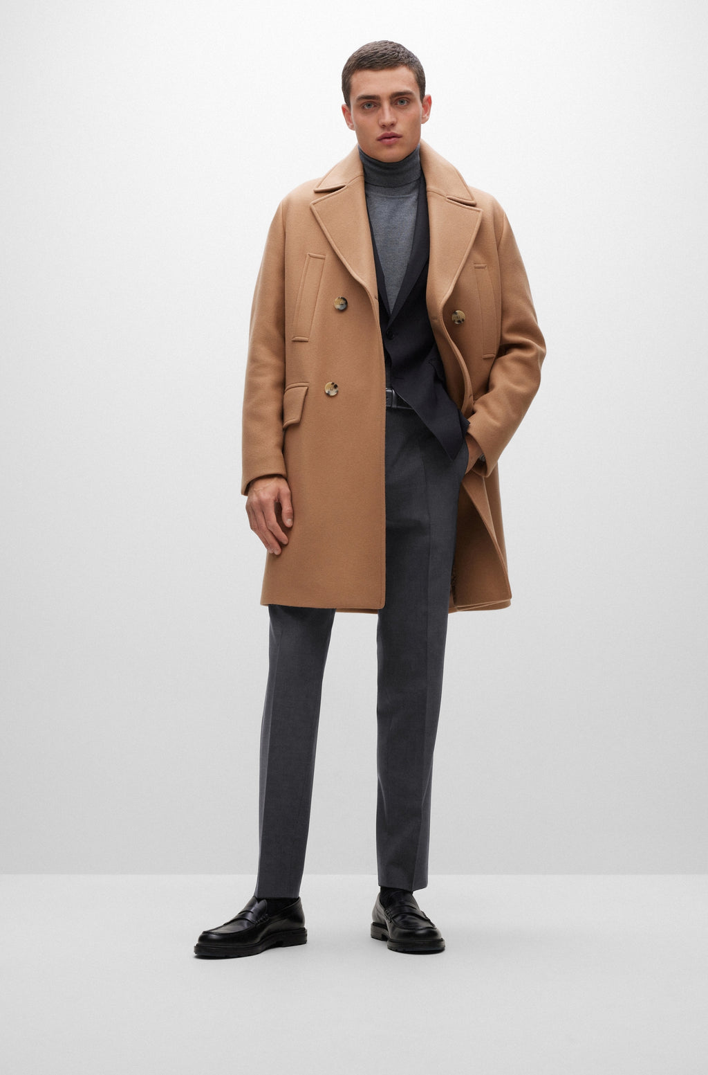 Broeken grijs Boss Men Black